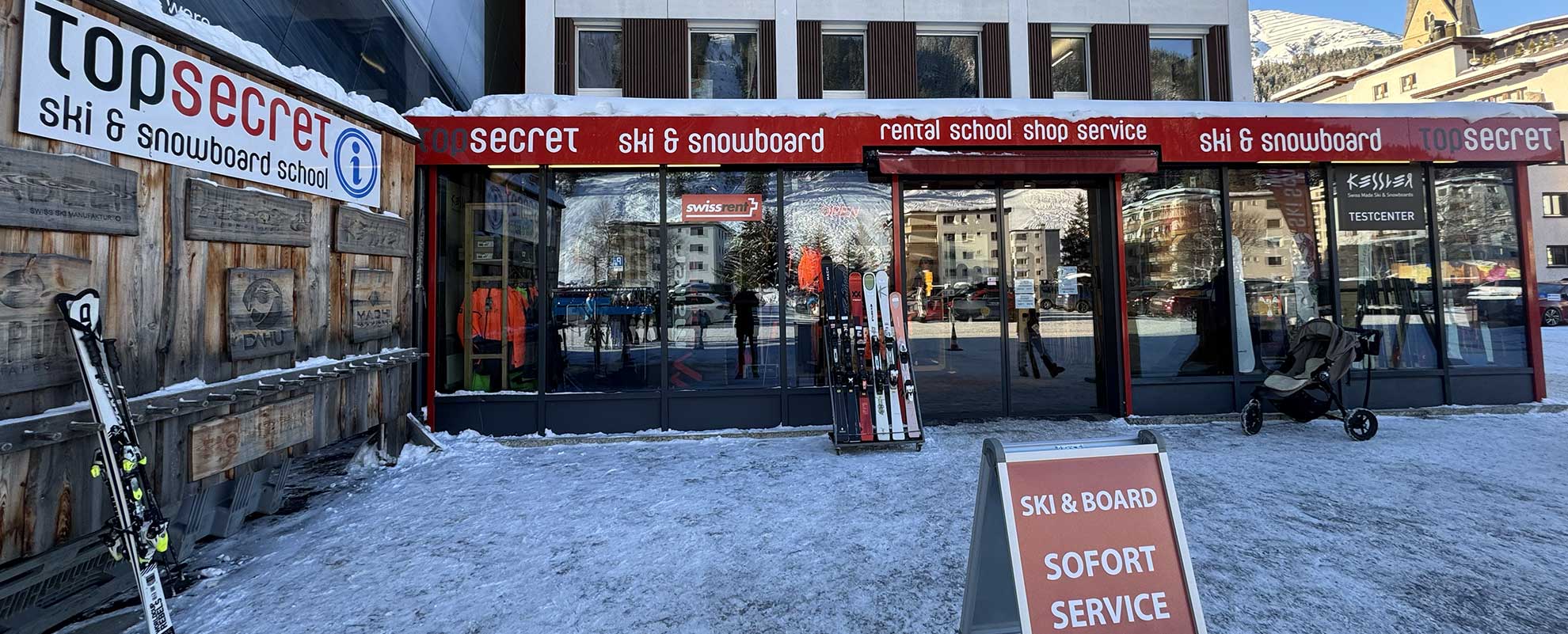 Ski- & Snowboard - Service: Top Secret Davos